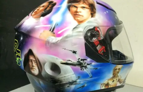 personalización de cascos, Diseño y personalización de cascos mediante Aerografía, Estudio Aerografía Rafa Garcia-Cano